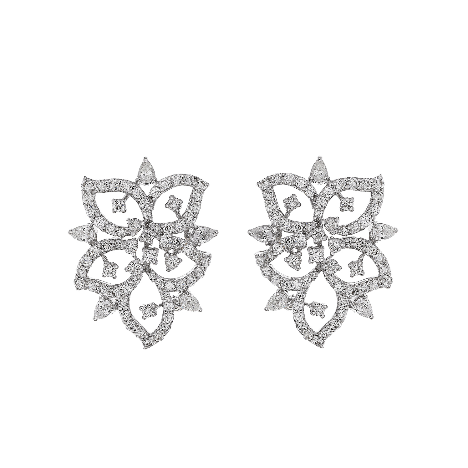 Filigree Diamond Tops - Jaipur Jewels