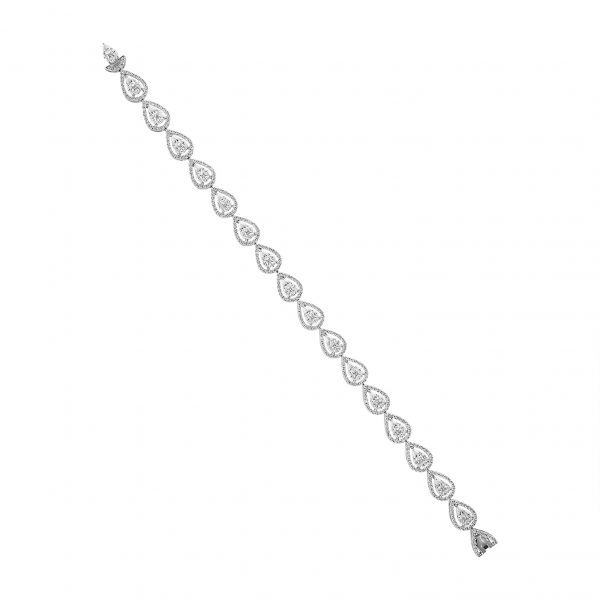 Buy Moissanite bracelet | Single Line Moissanite Tennis Bracelet Online –  Bejeweled