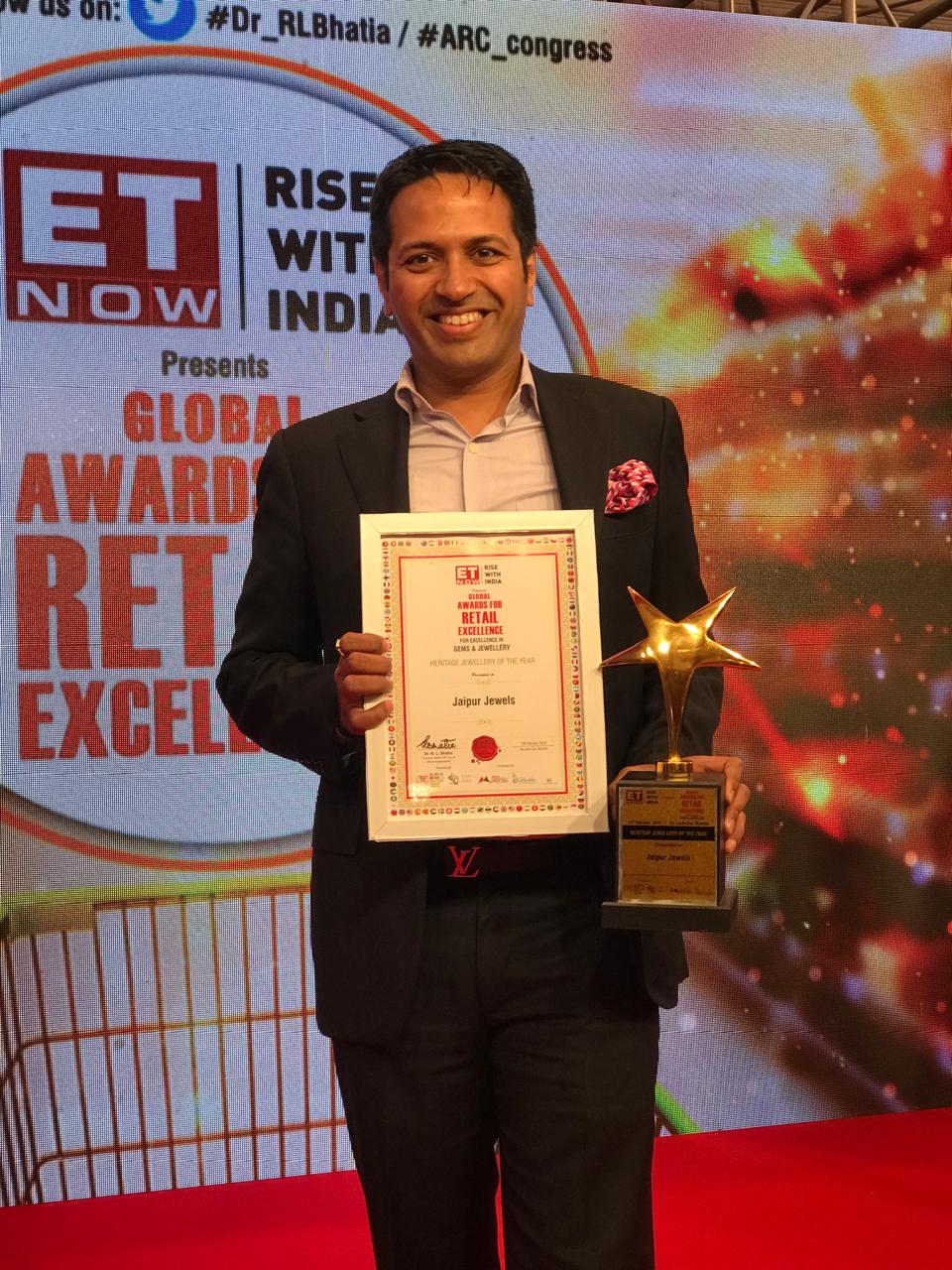 Amit Naheta Retail Jewellery Award